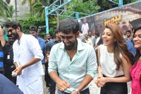 Nene Raju Nene Mantri Movie Team At KL University